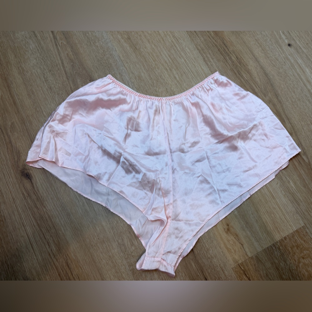 Victoria's Secret Pale Pink Silk Sleep Shorts